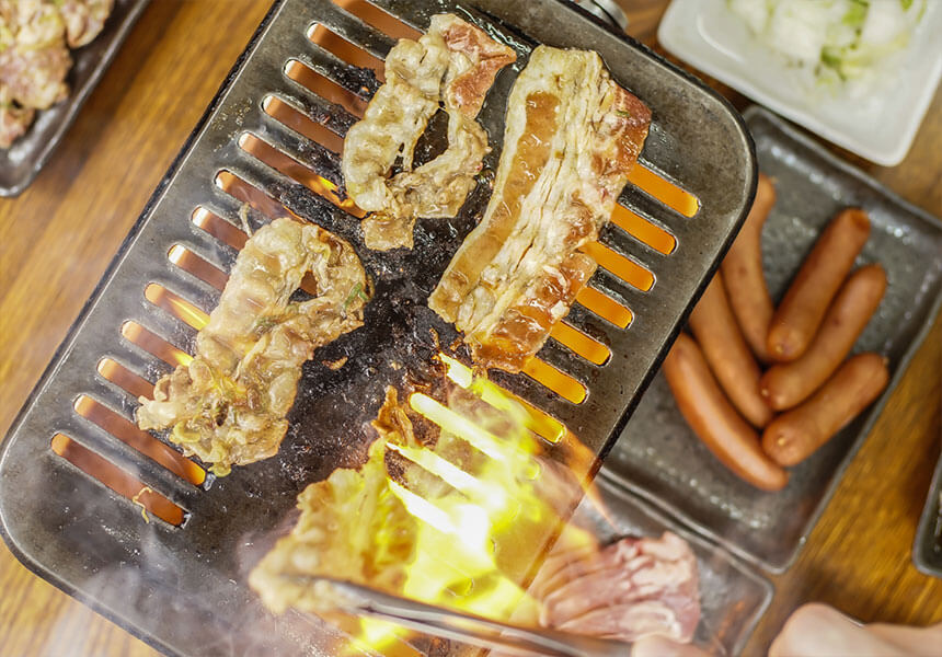 一度食べたら病みつきになること間違いなし! 胡桃の焼肉